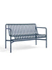 Palissade Dining Bench Armrest, Deep Blue von HAY