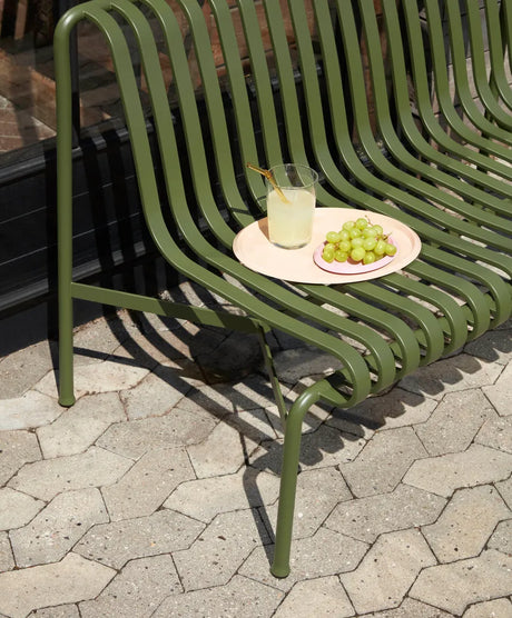 Palissade Dining Bench ohne Armlehnen, olive von Hay - 4 - Jacobsen Plus