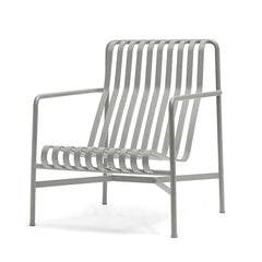 Palissade Lounge Chair High, sky grey fra Hay