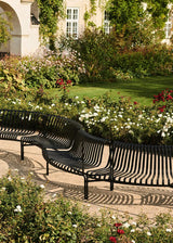Palissade Park Dining Bench, out, antracit fra Hay - 2 - Jacobsen Plus