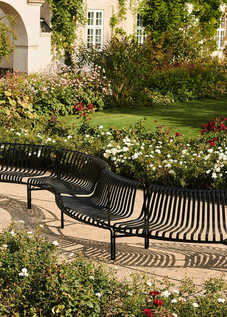 Palissade Park Dining Bench, out, Anthrazit von HAY - 2 - Jacobsen Plus