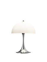 Panthella 250 Portable V3 Bordlampe fra Louis Poulsen - Chrome Opal Beige - Jacobsen Plus