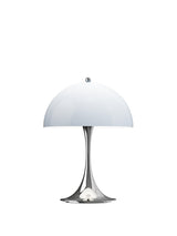 Panthella 250 Portable V3 Bordlampe fra Louis Poulsen - Chrome Opal Blue Grey - Jacobsen Plus