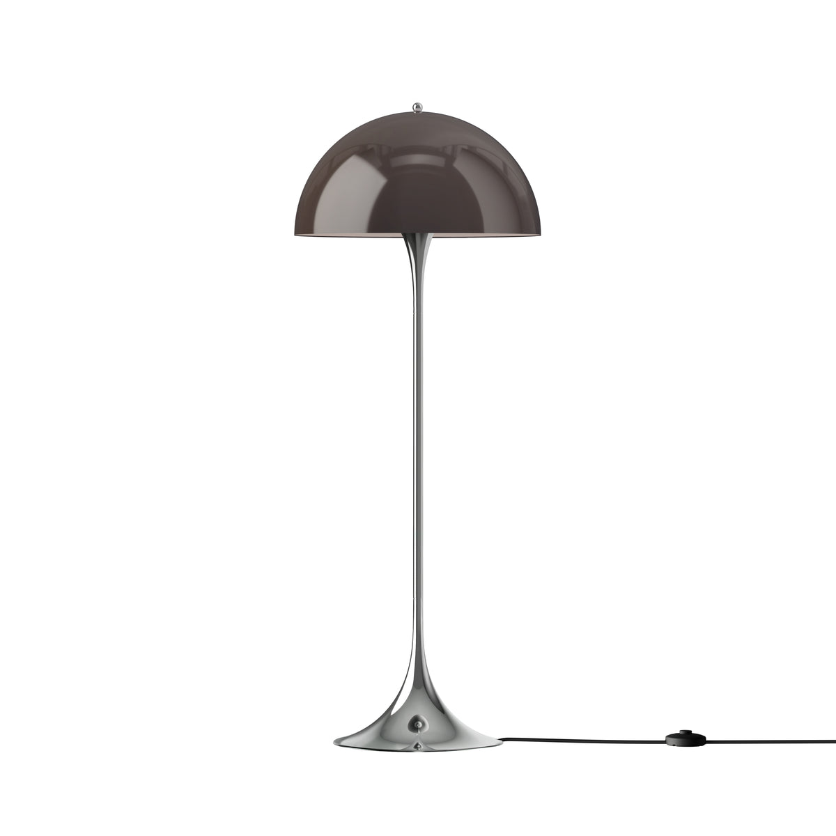 Panthella Ø500 Stehleuchte V3, The Originals von Verner Panton - Original Opal Brown - Jacobsen Plus