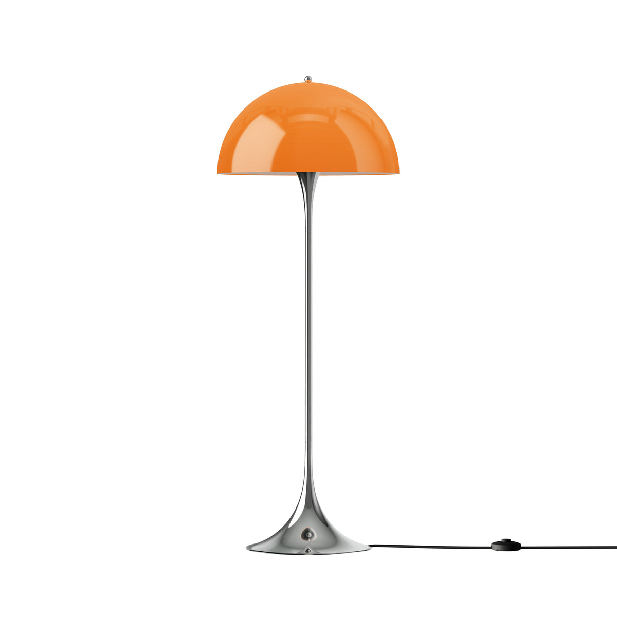 Panthella Ø500 Stehleuchte V3, The Originals von Verner Panton - Original Opal Orange - Jacobsen Plus