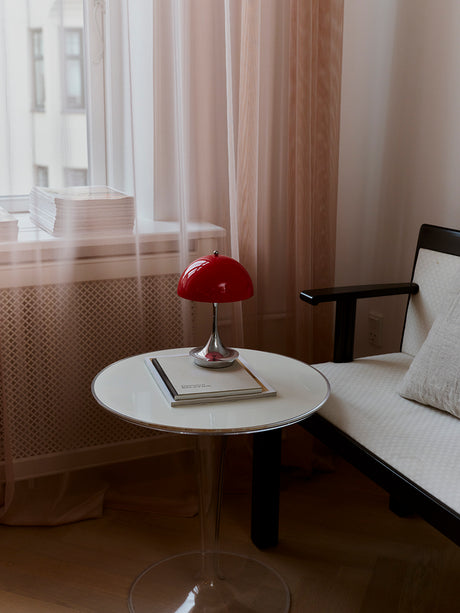 Panthella 160 Portable, The Originals von Verner Panton - Original Opal Rot - Jacobsen Plus