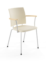 Panther armstol, creme læder fra Naver Collection