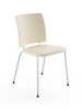 Panther Stuhl, creme Leder von Naver Collection