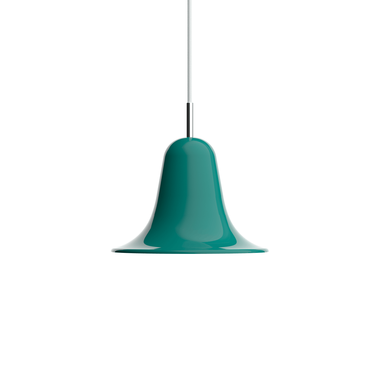 Pantop Pendelleuchte, Ø23 von Verner Panton - Dunkles Teal - Jacobsen Plus