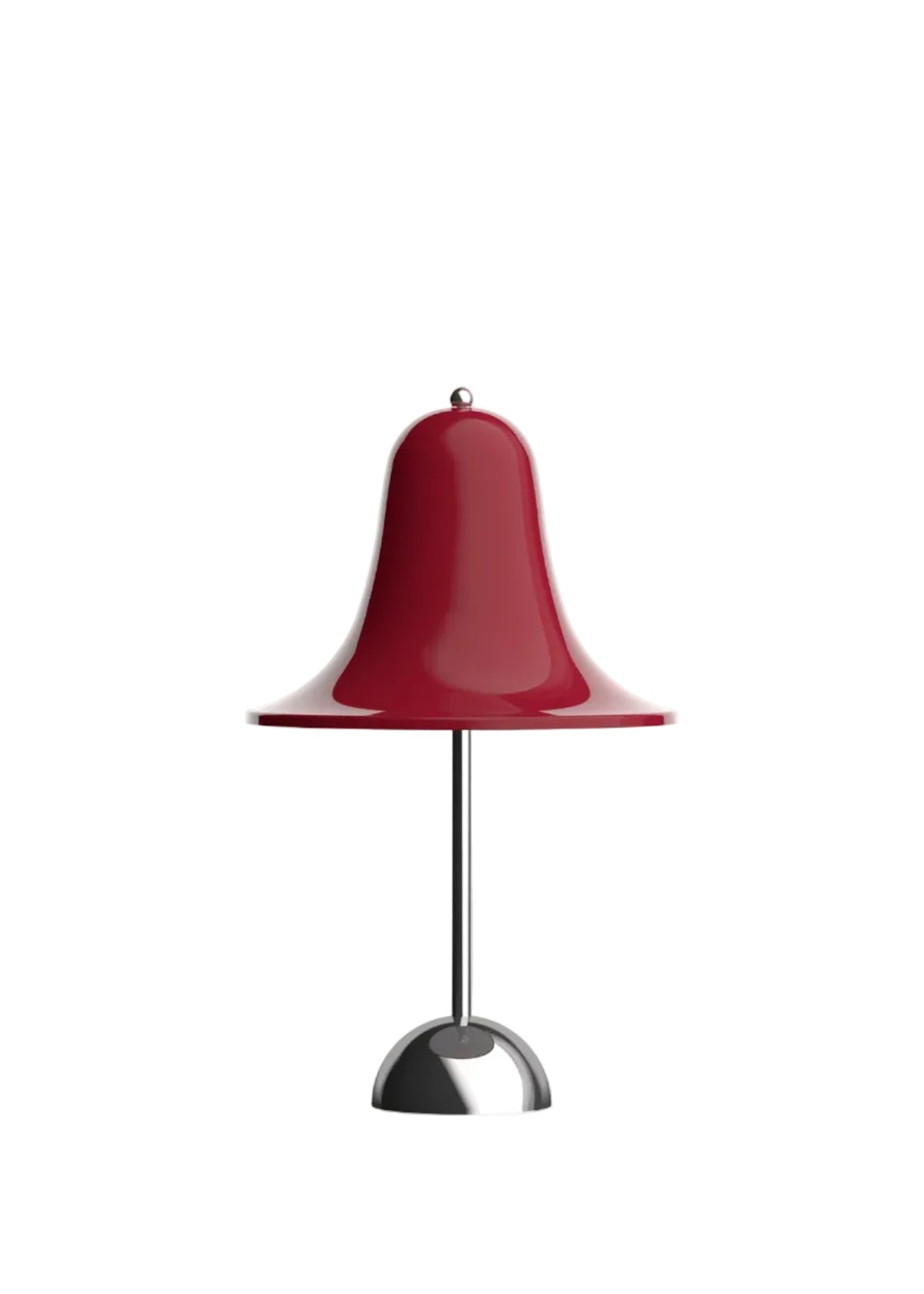 Pantop Tischleuchte, Ø23 von Verner Panton - Kirschrot - Jacobsen Plus