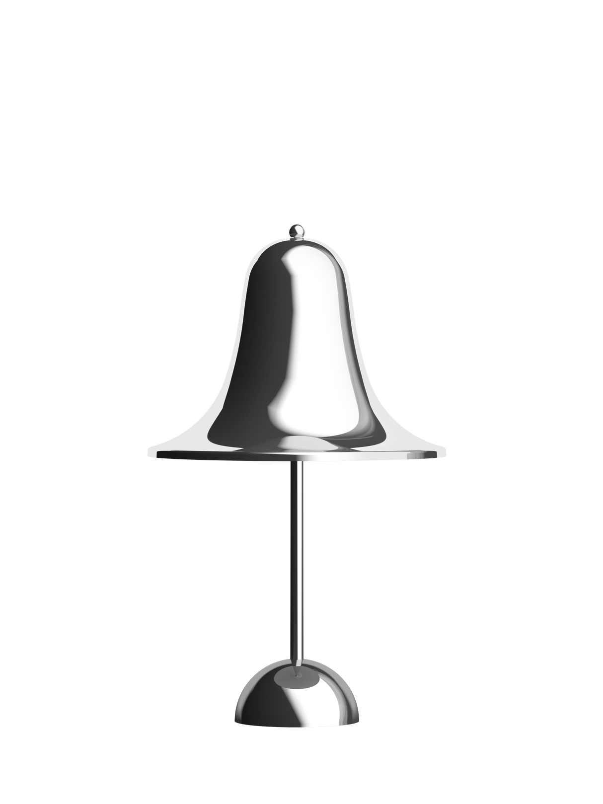 Pantop portable bordlampe, Ø18 af Verner Panton - Chrome - Jacobsen Plus
