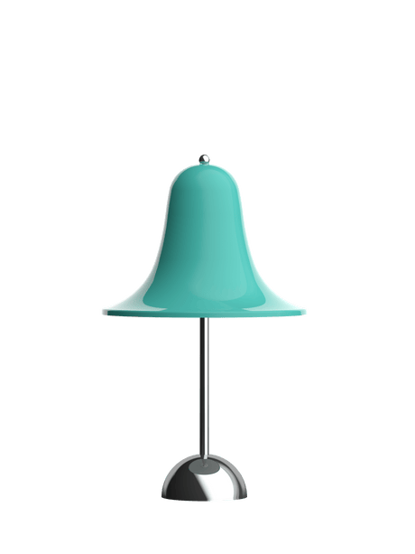 Pantop portable Tischleuchte, Ø18 von Verner Panton - Helles Türkis - Jacobsen Plus