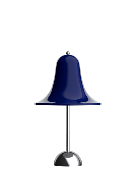 Pantop portable Tischleuchte, Ø18 von Verner Panton - Nachtblau - Jacobsen Plus