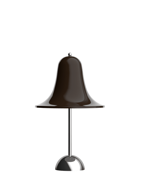 Pantop portable Tischleuchte, Ø18 von Verner Panton - Pitch Braun - Jacobsen Plus