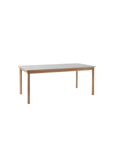 Patch HW1 Esstisch mit Auszug von &Tradition - Weißgeölt Eiche (Beige Arizona 0748) - Jacobsen Plus