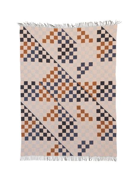 Patch Decke, saffron/blau/weiß fra raawii - 5 - Jacobsen Plus