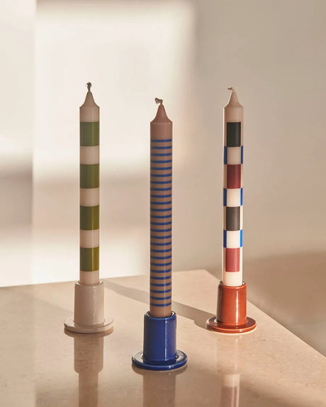 Tube Kerzenhalter, S von HAY - Hellgrau - Jacobsen Plus