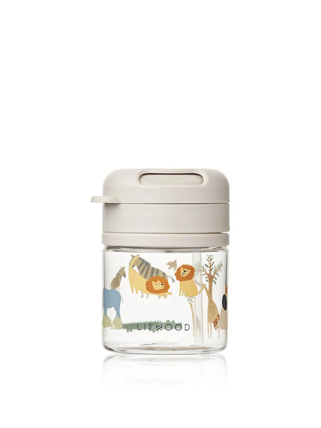 Pavia Tritan Straw Cup 280 ml, all together/sandy von Liewood - 1 - Jacobsen Plus