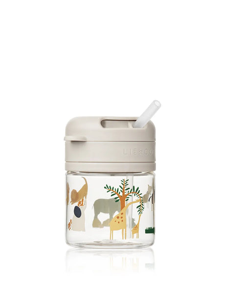 Pavia Tritan Straw Cup 280 ml, all together/sandy von Liewood - 3 - Jacobsen Plus