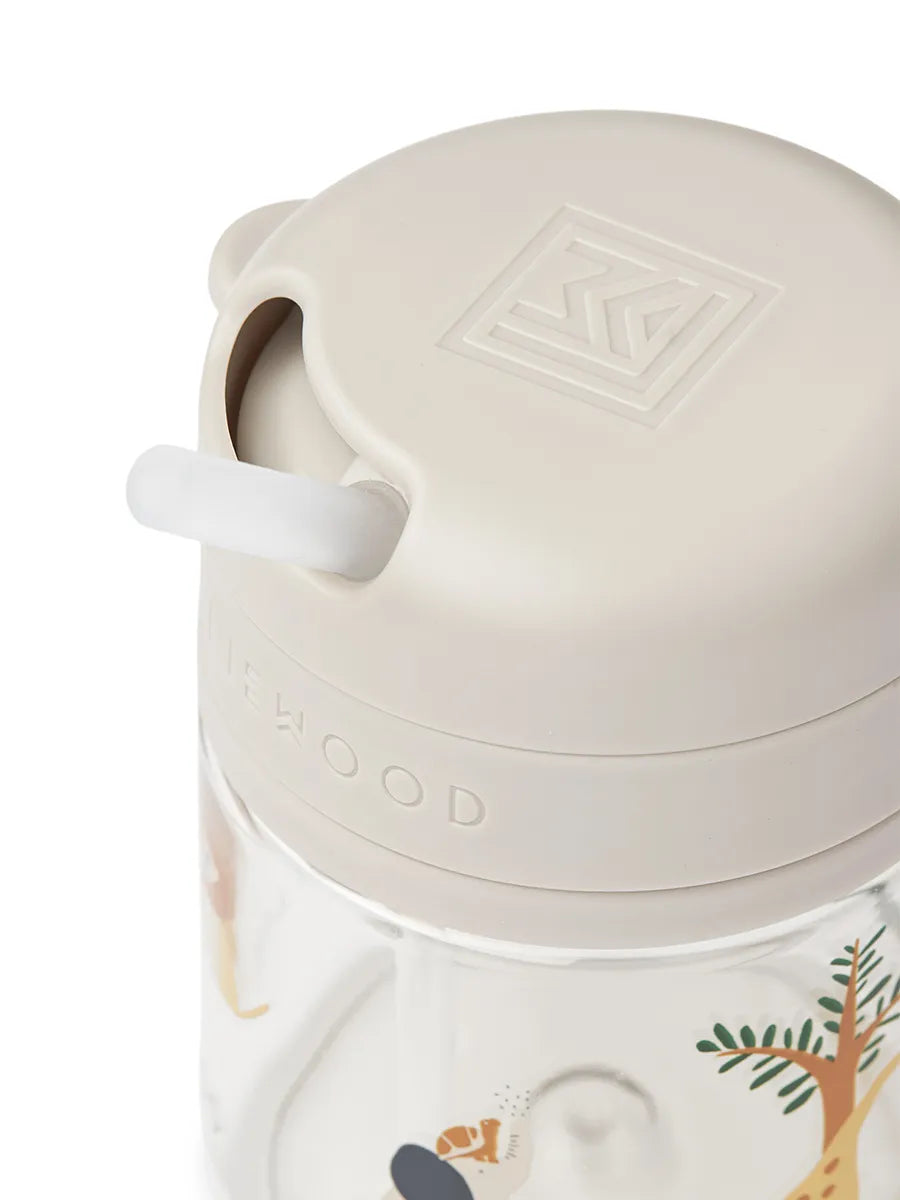 Pavia Tritan Straw Cup 280 ml, all together/sandy fra Liewood