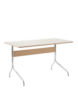 Pavilion Skrivebord AV16 fra &Tradition - Mushroom linoleum-eg finér - Jacobsen Plus