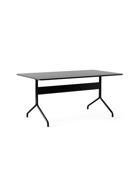 Pavilion Tisch AV18 von &Tradition - Schwarz lackiert Eg - Schwarzes Gestell - Jacobsen Plus