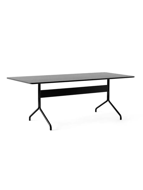 Pavilion Tisch AV19 von &Tradition - Schwarz lackiert Eg - Schwarzes Gestell - Jacobsen Plus