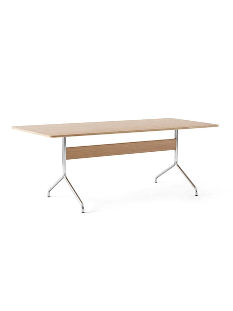Pavilion Tisch AV19 von &Tradition - Lakeret Eg – Chromgestell - Jacobsen Plus