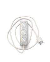 Pedestal - Power bar, Steckdosenleiste mit 3 Steckdosen, 5 m. Kabel - Ghost - Jacobsen Plus