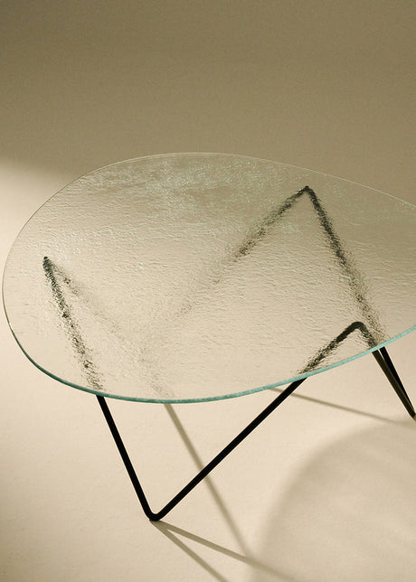 Pedrera Coffee Table, Transparent Structured Glas fra GUBI - 1 - Jacobsen Plus