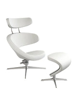 Peel™ Sessel, rechts von Variér - Lichtbeige HAL103 / Inklusive Hocker - Jacobsen Plus