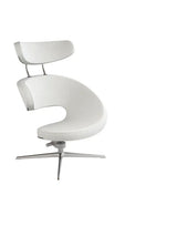 Peel™ Lænestol, venstre fra Variér - Light beige HAL103 / Eksklusiv skammel - Jacobsen Plus