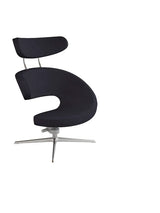 Peel™ Lænestol, venstre fra Variér - Black HAL190 / Eksklusiv skammel - Jacobsen Plus