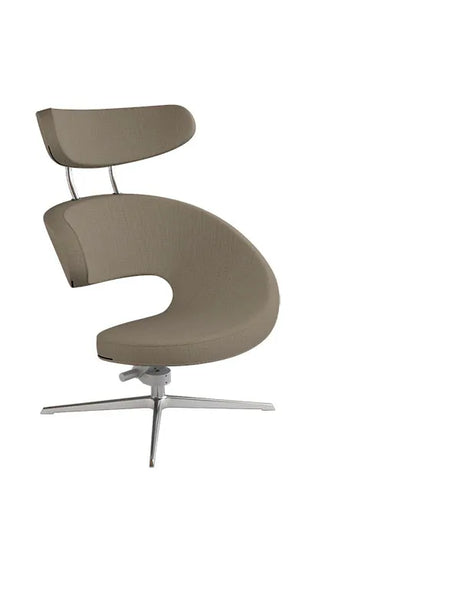 Peel™ Sessel, links von Variér - Cream white HAL100 / Exklusiver Hocker - Jacobsen Plus