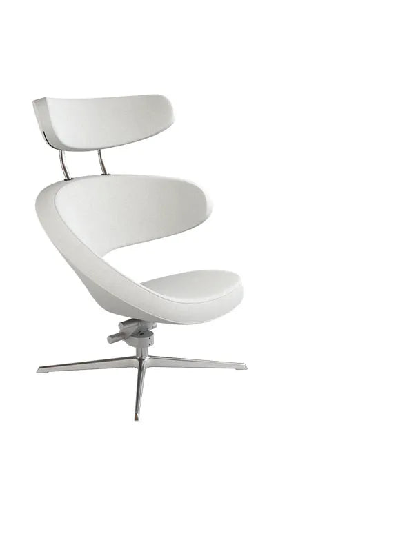 Peel™ Sessel, rechts von Variér - Lichtbeige HAL103 / Exklusiver Hocker - Jacobsen Plus