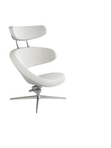 Peel™ Sessel, rechts von Variér - Lichtbeige HAL103 / Exklusiver Hocker - Jacobsen Plus
