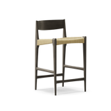 Pia Counter Stool fra DK3 - Sortlakeret eg - Jacobsen Plus