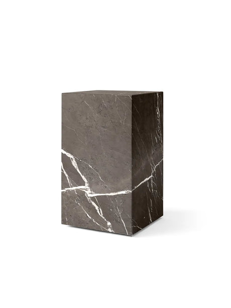 Plinth Tall Grey Kendzo Marmor von Audo Copenhagen - 1 - Jacobsen Plus