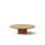 Plush sofabord fra DK3 - Ø110 x H29 cm - olieret eg - Jacobsen Plus