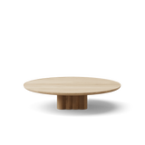 Plush sofabord fra DK3 - Ø130 x H29 cm - hvidolieret eg - Jacobsen Plus