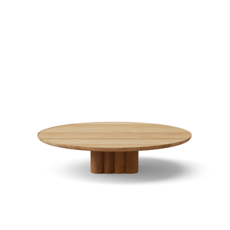 Plush Couchtisch von DK3 - Ø130 x H29 cm - geölte Eiche - Jacobsen Plus