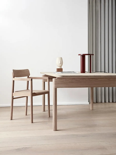 Post Esszimmerstuhl, Eiche helles Öl von Fredericia Furniture - 2 - Jacobsen Plus