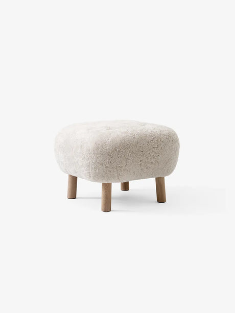Little Petra Pouf von &Tradition - Sheepskin Moonlight / Eg - Jacobsen Plus