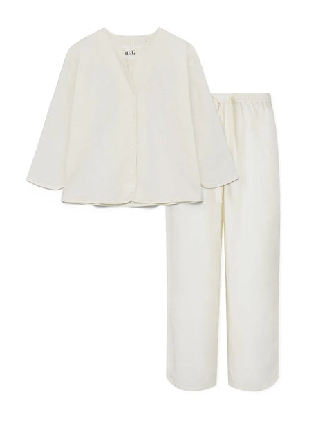 Pyjamas Poplin, pure ecru von Aiayu - 1 - Jacobsen Plus