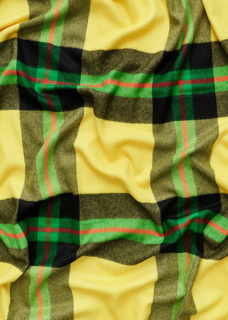 Queen blanket - Field yellow tartan fra Magniberg - 2 - Jacobsen Plus