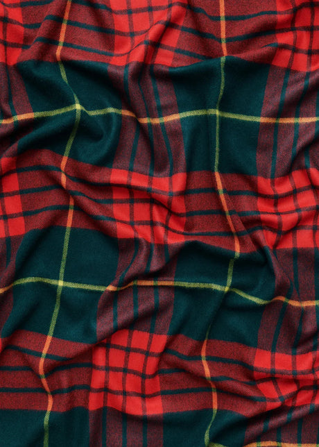 Queen blanket - Lipstick red tartan fra Magniberg - 2 - Jacobsen Plus