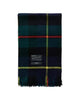 Queen blanket - Scottish green tartan fra Magniberg