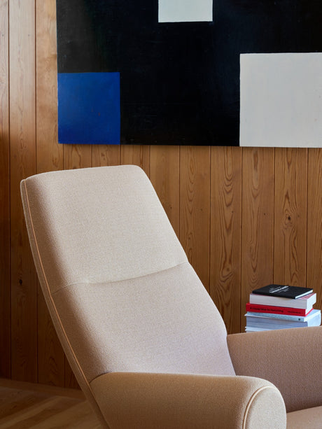Queen Stuhl inkl. Hocker in Vidar Duo 248 mit Keder aus Vegeta Leder von Hans J. Wegner - 3 - Jacobsen Plus