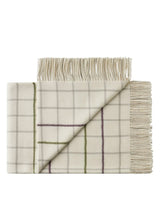 Quito Plaid, purple white fra Silkeborg Uldspinderi - 1 - Jacobsen Plus