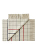 Quito Plaid, white sailor red fra Silkeborg Uldspinderi